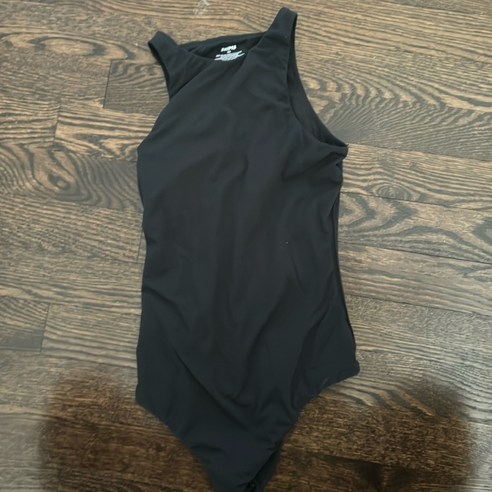 Skims high neck bodysuit